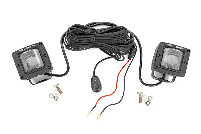 Rough Country 2" Black Series Led Fog Light Pods 1