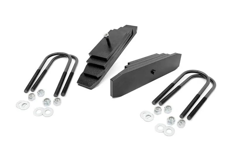 Rough Country 2 Inch Leveling Kit Leaf Block Fits Ford F-350 4Wd 1999-2004 1