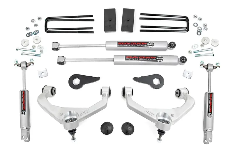 Rough Country 3.5 Inch Lift Kit / Fits Chevrolet/Gmc 2/4Wd 2011-2019 1