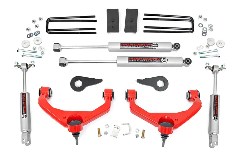 Rough Country 3.5 Inch Lift Kit Fits Chevrolet/Gmc 3500 2/4Wd 2011-2019 1