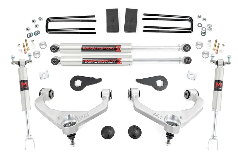 Rough Country 3.5 Inch Lift Kit M1 Fits Chevrolet/Gmc 3500 2/4Wd 2011-2019 1