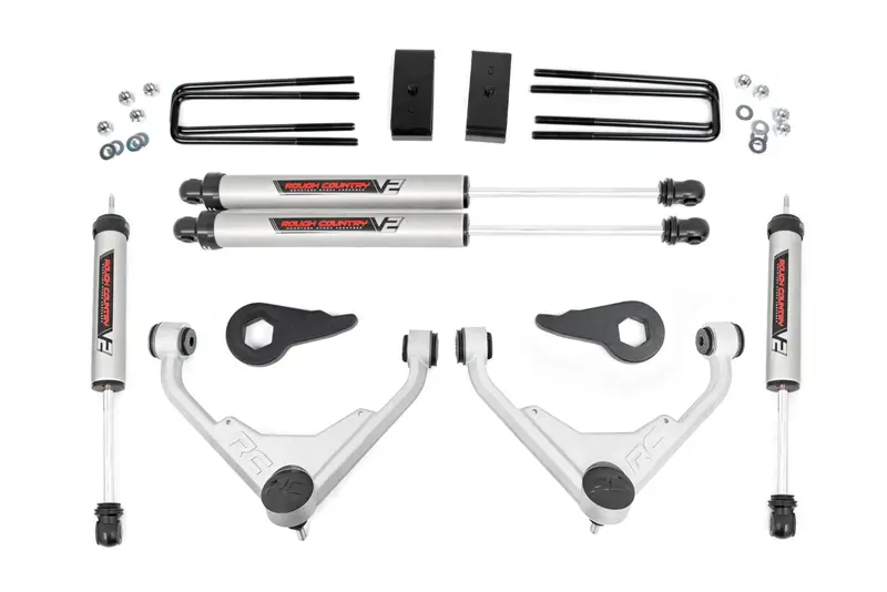 Rough Country 3 Inch Lift Kit Ft Code V2 Fits Chevrolet/Gmc 2/4Wd 2001-2010 1