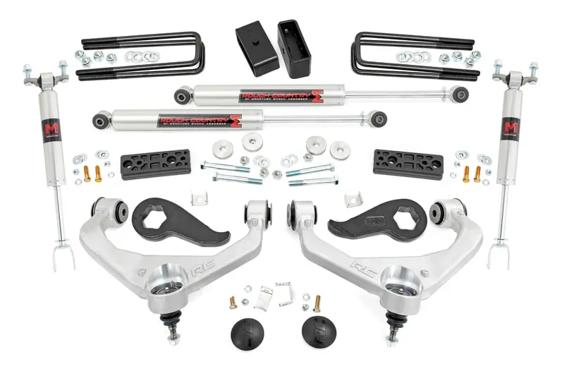 Rough Country 3 Inch Lift Kit Ucas M1 Fits Chevrolet/Gmc 3500 2/4Wd 2020-2024 1