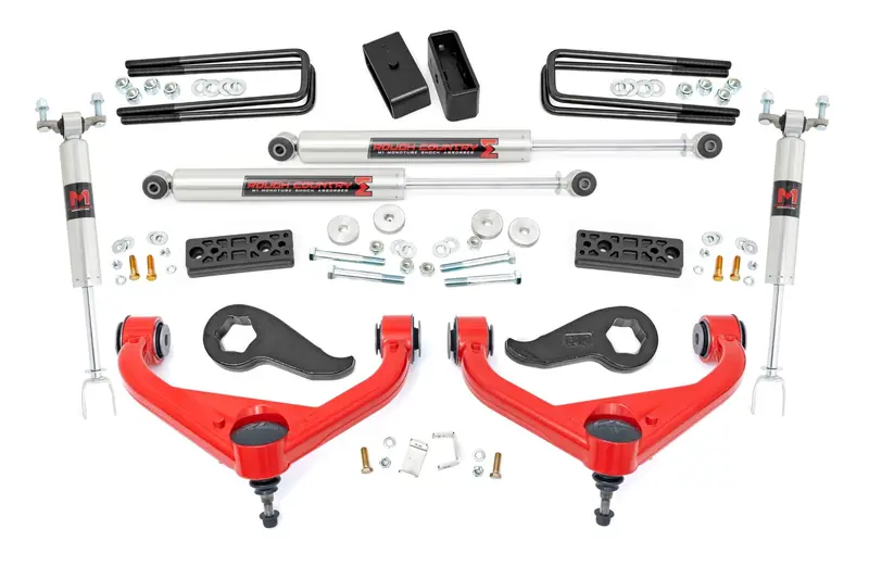 Rough Country 3 Inch Lift Kit Ucas M1 Fits Chevrolet/Gmc 3500 2/4Wd 2020-2024 1