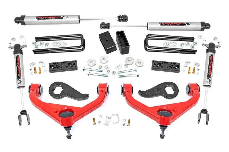 Rough Country 3 Inch Lift Kit Ucas V2 Fits Chevrolet/Gmc 3500 2/4Wd 2020-2024 1
