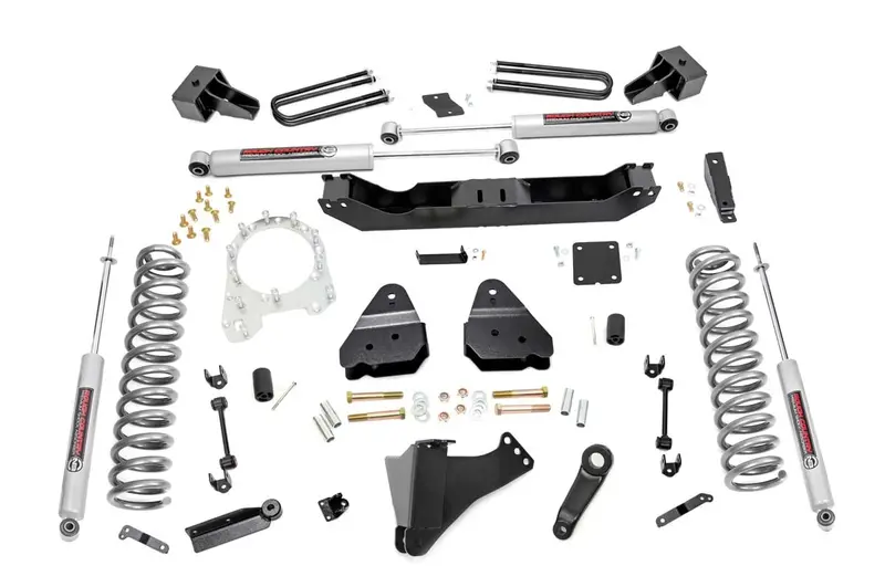 Rough Country 4.5 Inch Lift Kit Diesel Dually Fits Ford F-350 4Wd 2017-2022 1