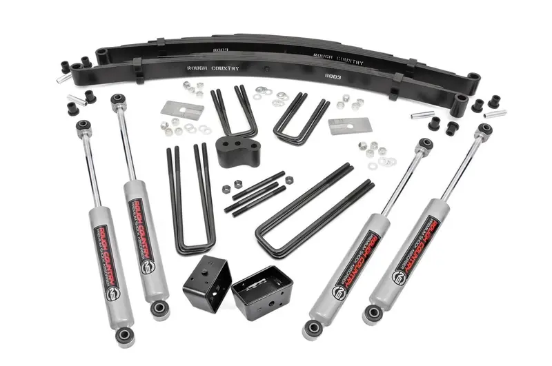 Rough Country 4 Inch Lift Kit Rear Blocks Fits Dodge Ram 3500 4Wd 1981-1993 1