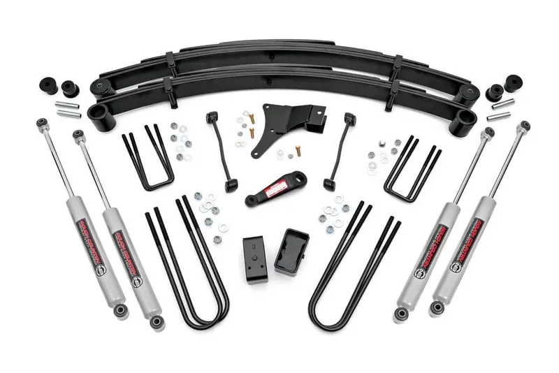 Rough Country 4 Inch Lift Kit Rear Blocks Fits Ford F-350 4Wd 1999 1