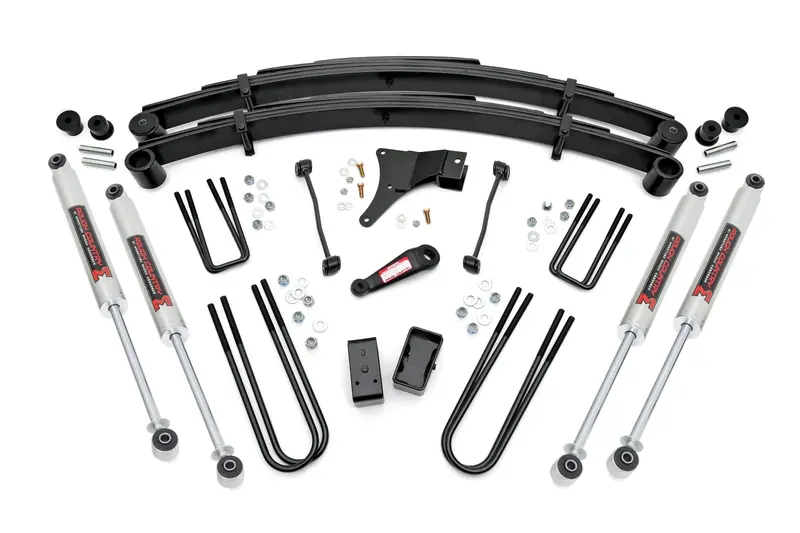 Rough Country 4 Inch Lift Kit Rear Blocks M1 Fits Ford F-350 4Wd 1999 1