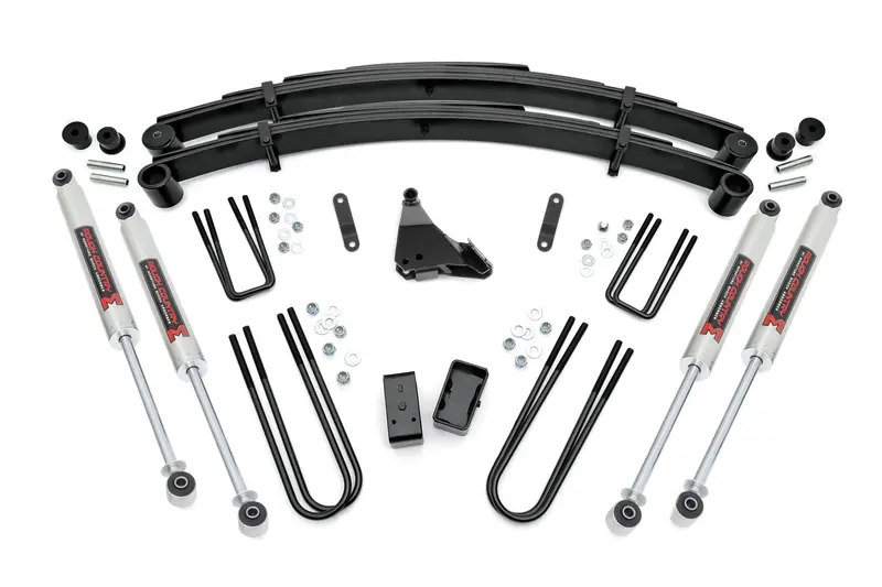 Rough Country 4 Inch Lift Kit Rear Blocks M1 Fits Ford F-350 4Wd 1999-2004 1