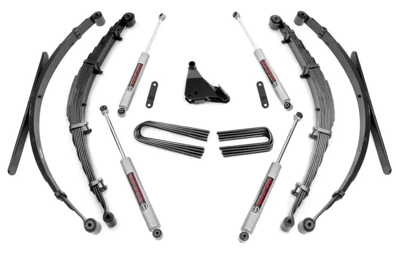 Rough Country 4 Inch Lift Kit Rear Springs Fits Ford F-350 4Wd 1999-2004 1
