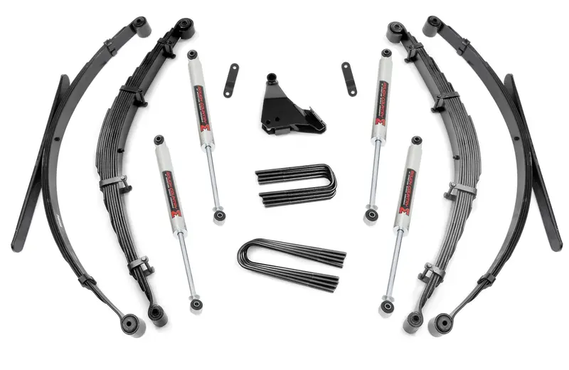 Rough Country 4 Inch Lift Kit Rear Springs M1 Fits Ford F-350 4Wd 1999-2004 1