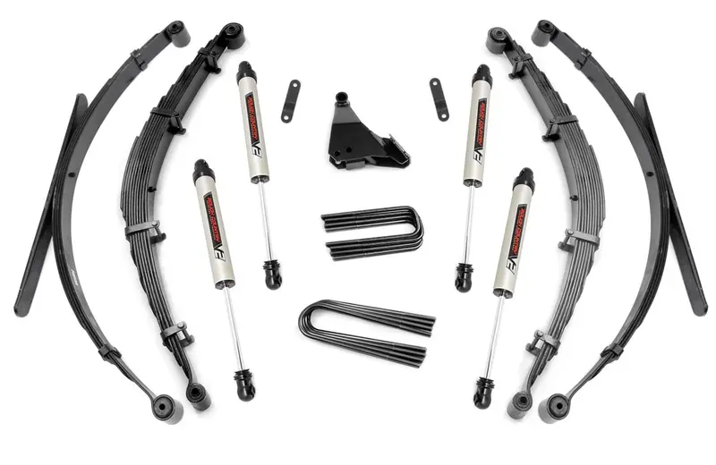 Rough Country 4 Inch Lift Kit Rear Springs V2 Fits Ford F-350 4Wd 1999-2004 1