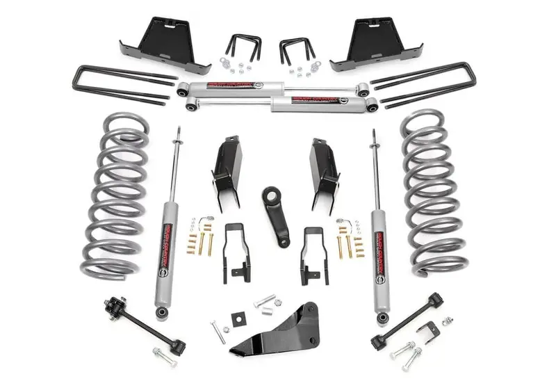 Rough Country 5 Inch Lift Kit Mega Cab Fits Dodge Ram 3500 4Wd 2009-2010 1