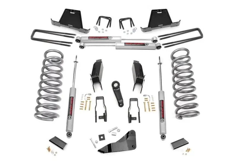 Rough Country 5 Inch Lift Kit Mega Cab Fits Dodge Ram 3500 4Wd 2011-2012 1
