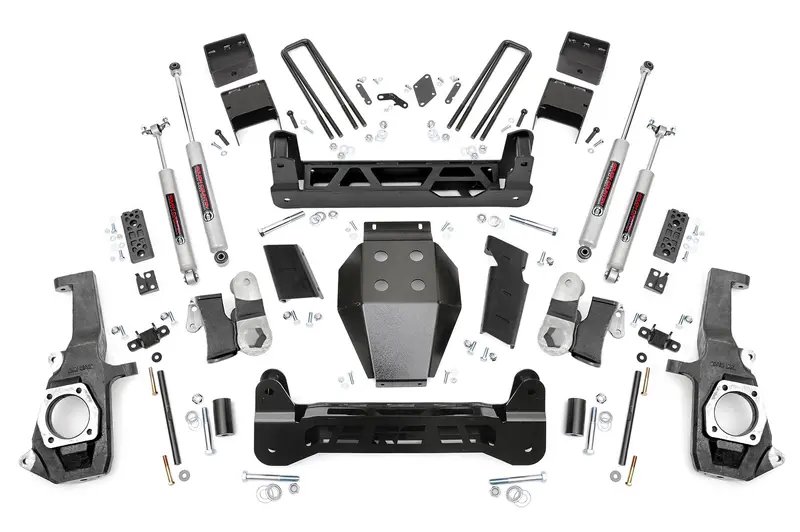 Rough Country 5 Inch Lift Kit Ntd Fits Chevrolet/Gmc 3500 2/4Wd 2011-2019 1