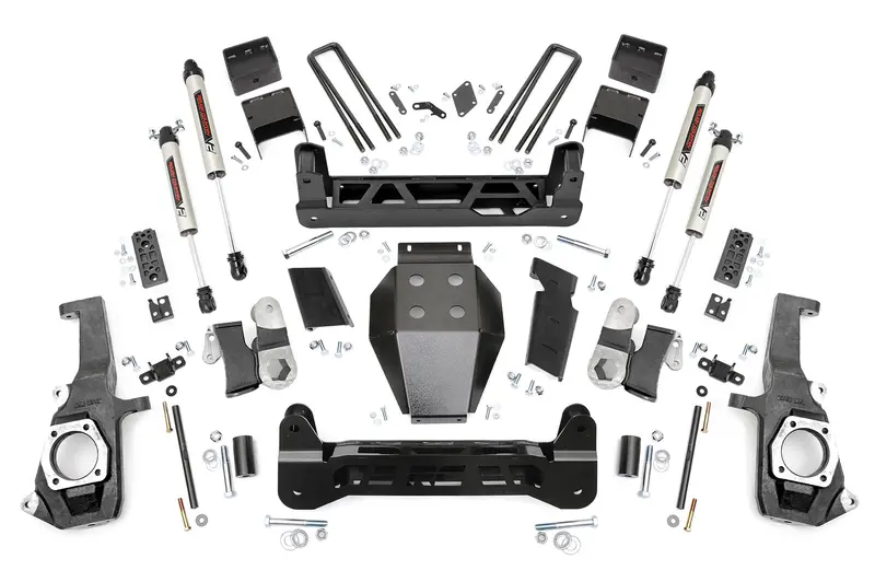 Rough Country 5 Inch Lift Kit Ntd V2 Fits Chevrolet/Gmc 3500 2/4Wd 2011-2019 1