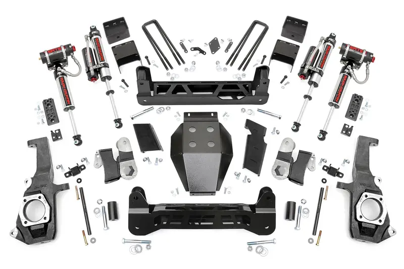 Rough Country 5 Inch Lift Kit Ntd Vertex Fits Chevrolet/Gmc 3500 2/4Wd 2011-2019 1