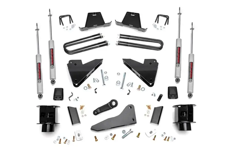 Rough Country 5 Inch Lift Kit Radius Arm Drop Srw Fits Dodge Ram 3500 4Wd 2013-2015 1
