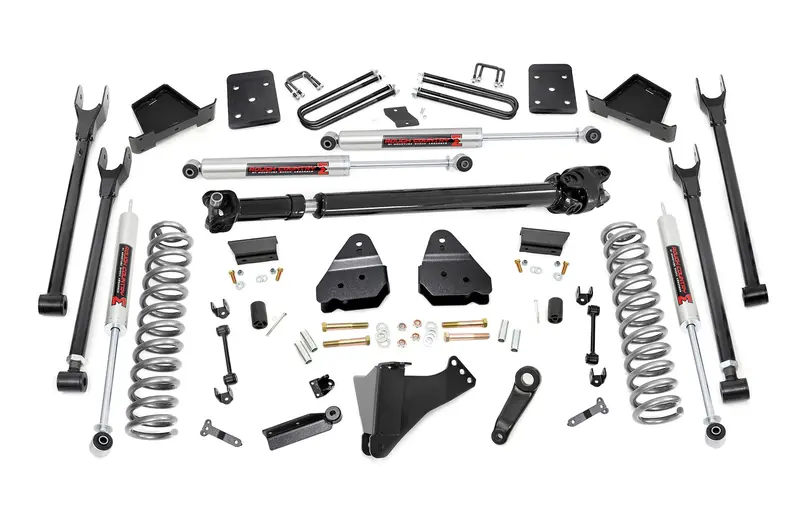 Rough Country 6 Inch Lift Kit 4-Link No Ovld M1 Fits Ford F-350 4Wd 2017-2022 1