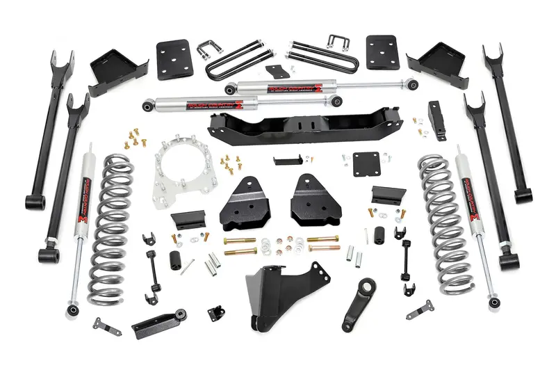 Rough Country 6 Inch Lift Kit 4-Link Ovld M1 Fits Ford F-350 4Wd 2017-2022 1