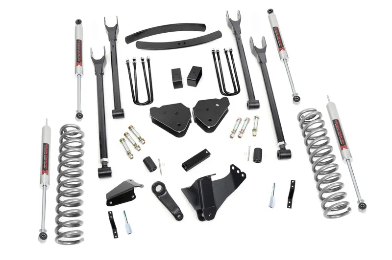 Rough Country 6 Inch Lift Kit Diesel 4 Link M1 Fits Ford F-350 4Wd 2005-2007 1