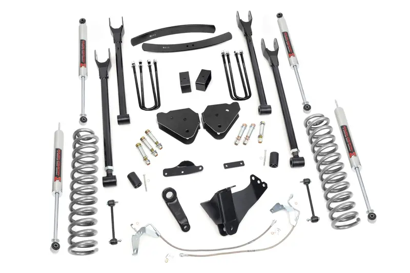 Rough Country 6 Inch Lift Kit Diesel 4 Link M1 Fits Ford F-350 4Wd 2008-2010 1