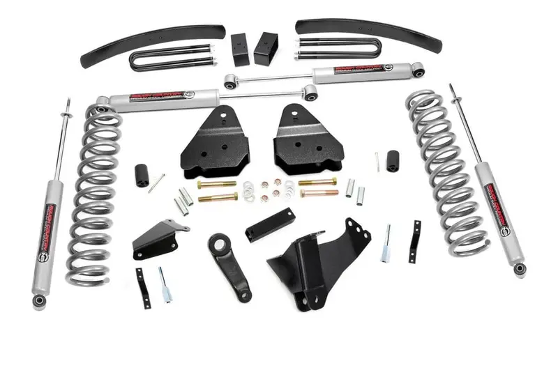 Rough Country 6 Inch Lift Kit Gas Fits Ford F-350 4Wd 2005-2007 1