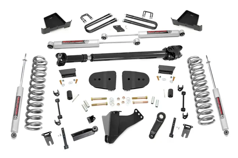 Rough Country 6 Inch Lift Kit Gas No Ovld Fits Ford F-350 4Wd 2023-2024 1