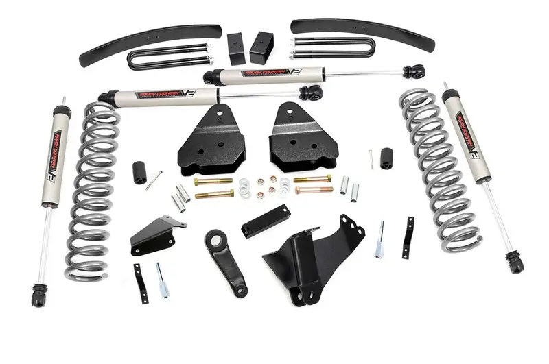 Rough Country 6 Inch Lift Kit Gas V2 Fits Ford F-350 4Wd 2005-2007 1