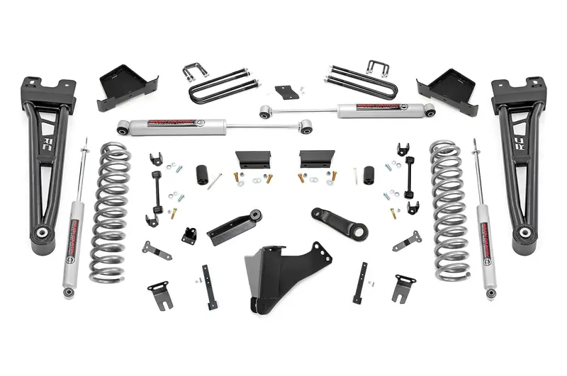 Rough Country 6 Inch Lift Kit Radius Arm Fits Ford F-350 4Wd 2023-2024 1