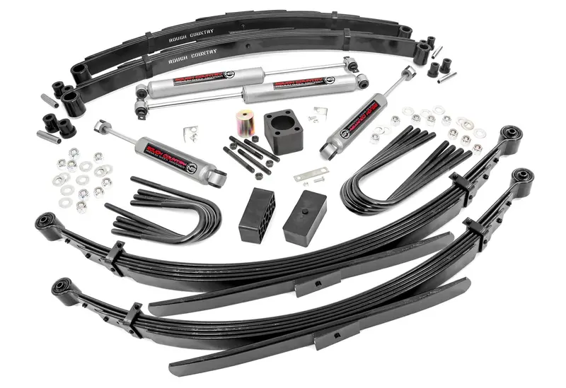 Rough Country 6 Inch Lift Kit Rear Springs Fits Chevrolet 3500 4Wd 1988-1991/Gmc 3500 4Wd 1980-1991 1