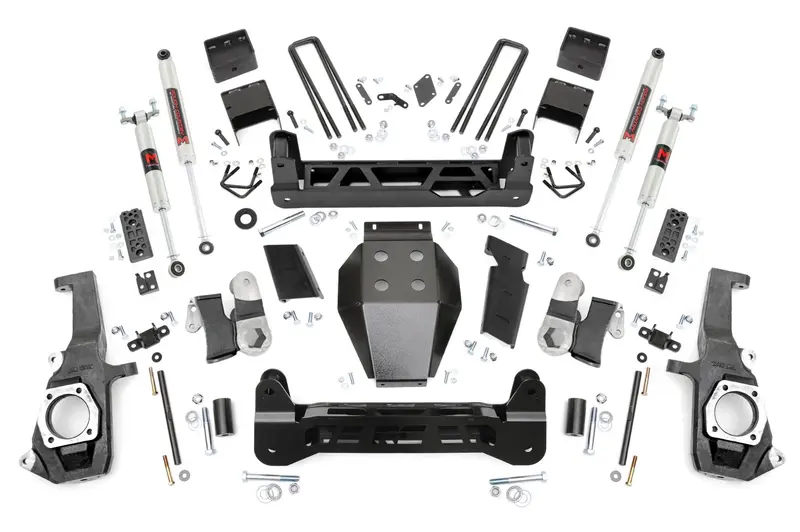 Rough Country 7.5 Inch Lift Kit Ntd M1 Fits Chevrolet/Gmc 3500 2/4Wd 2011-2019 1