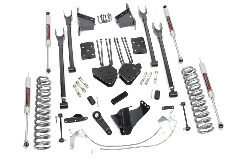 Rough Country 8 Inch Lift Kit 4 Link M1 Fits Ford F-350 4Wd 2008-2010 1