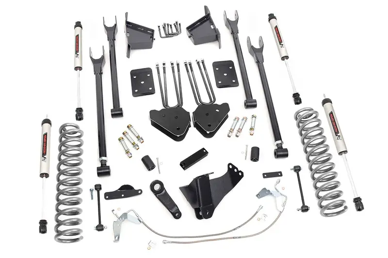 Rough Country 8 Inch Lift Kit 4 Link V2 Fits Ford F-350 4Wd 2008-2010 1