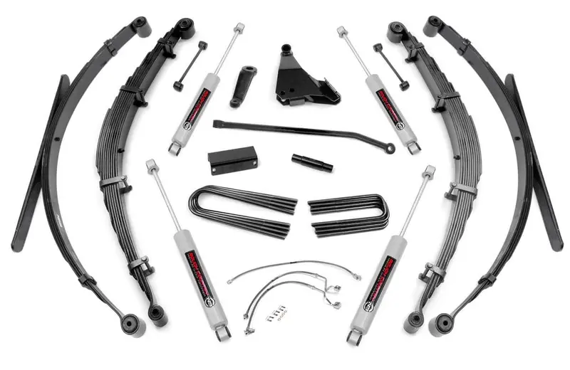 Rough Country 8 Inch Lift Kit Fits Ford F-350 4Wd 1999-2004 1
