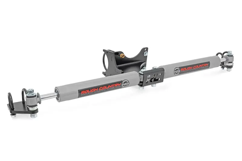 Rough Country N3 Steering Stabilizer Dual 2-8 Inch Lift Fits Ford F-350 4Wd 2005-2024 1