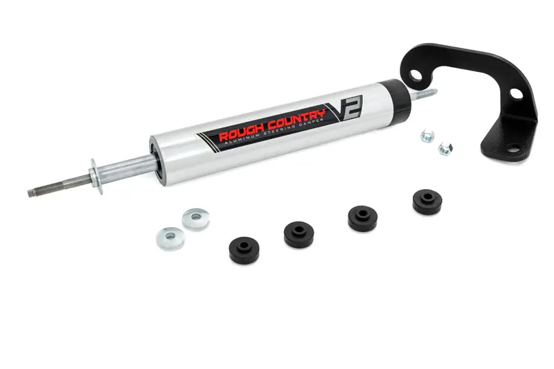 Rough Country V2 Steering Stabilizer 8-Lug Only 6 Inch Lift Fits Chevrolet 3500 4Wd 1988-2000 1