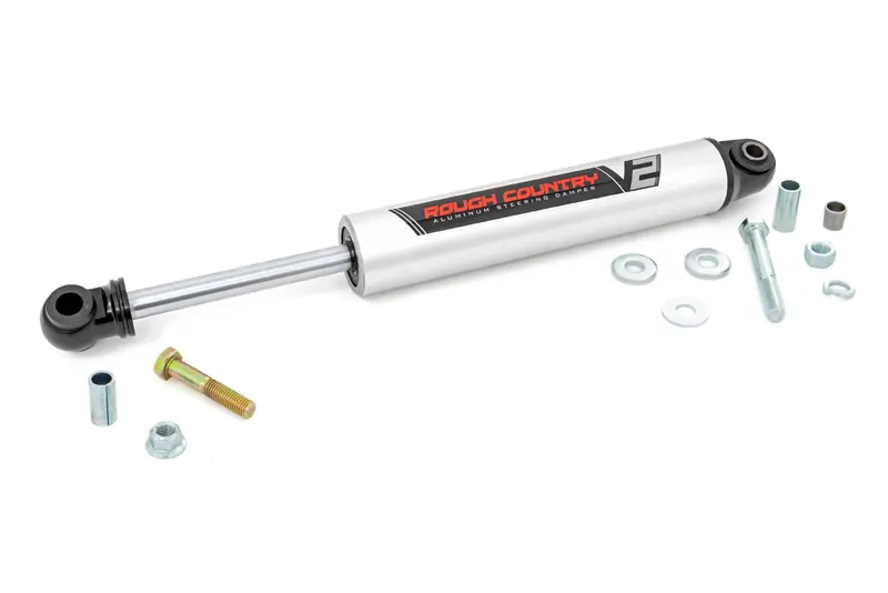 Rough Country V2 Steering Stabilizer Fits Chevrolet/Gmc 3500 4Wd 2011-2015 1