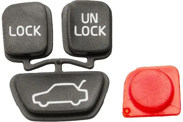 Rubber Button Insert For Alarm Remote - Volvo 1