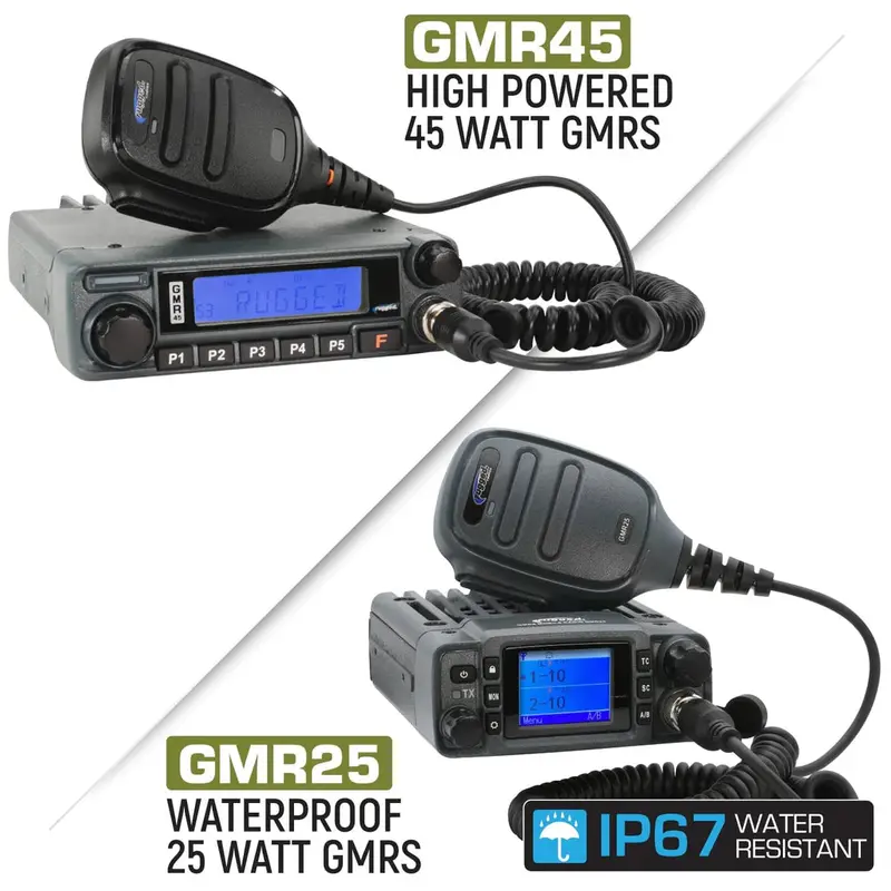 Rugged Two-Way Gmrs Mobile Radio Kit For 4Runner 2
