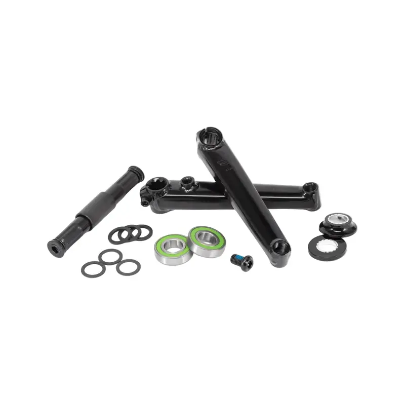 Salt Revo Crankset, Spindle: 19Mm, 19Mm, 175Mm, Black, Bmx, Set 1