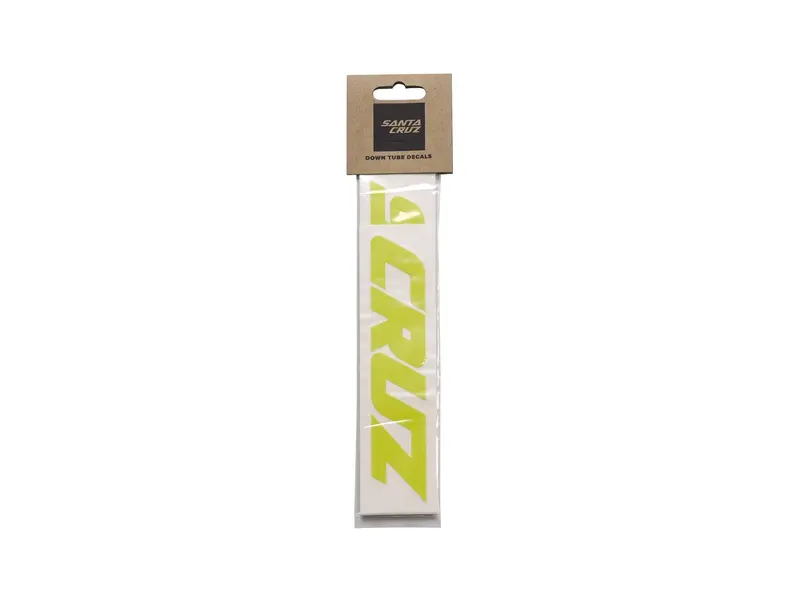 Santa Cruz Custom Downtube Decal Yellow 1