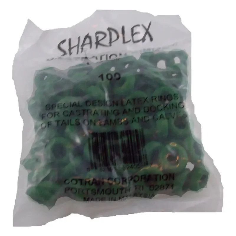 Sharpex Elastrator Rings 100 Bag 1