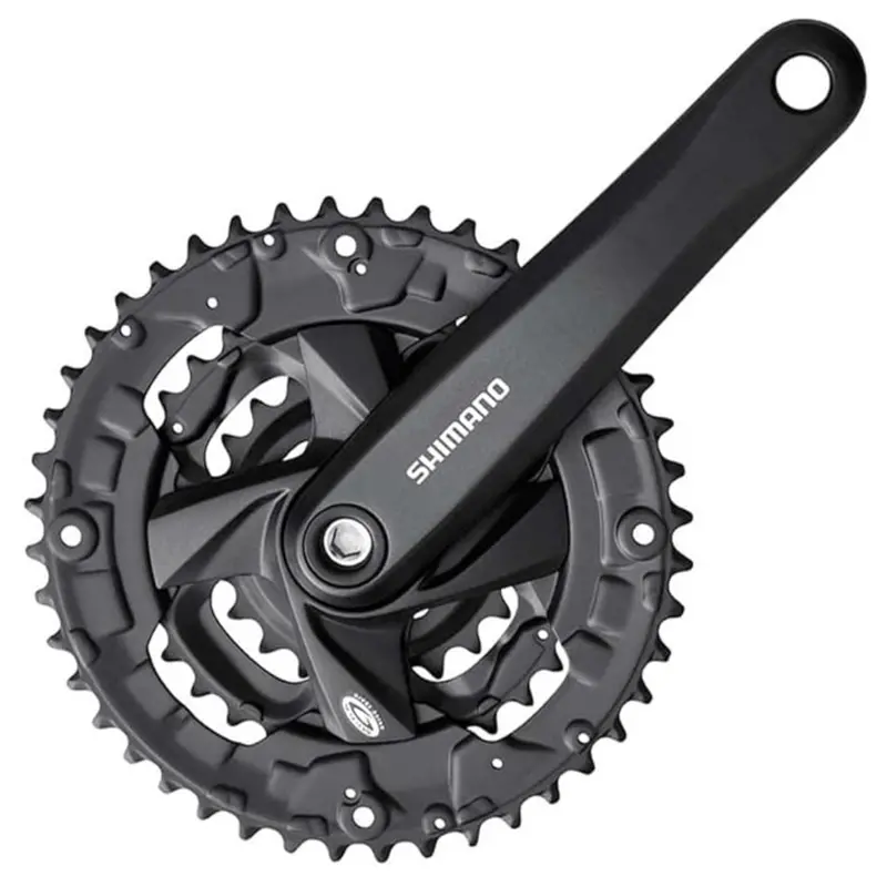 Shimano, Fc-M371, Crankset, 9 Sp., 170Mm, 22/32/44T, Square, 50Mm, Black 1