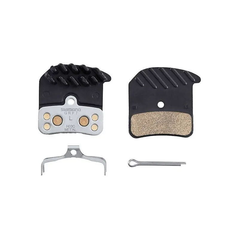 Shimano J04c-Mf Metal Disc Brake Pad W/Fin 1