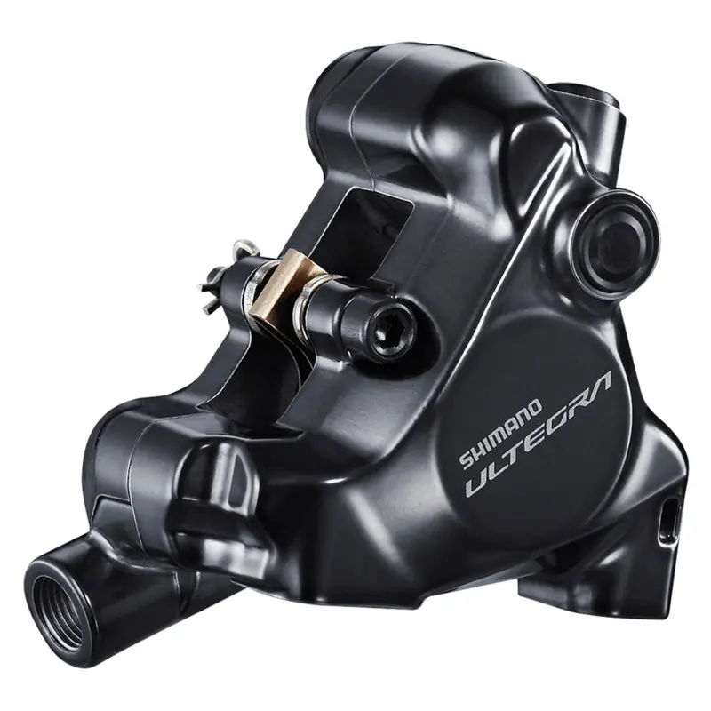 Shimano Ultegra Br-8170 Hydraulic Disc Brake Caliper - Front, Flat Mount, For 140/160Mm Rotor, Finned Resin Brake Pads 1