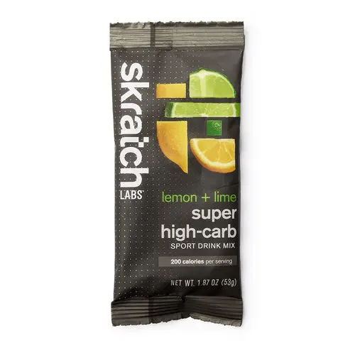 Skratch Labs Super High-Carb Sport Drink Mix Lemon & Lime Single 53G 1