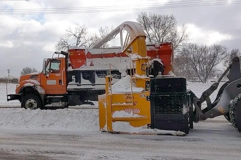 Snocrete® Loader Mount Snow Blowers 1