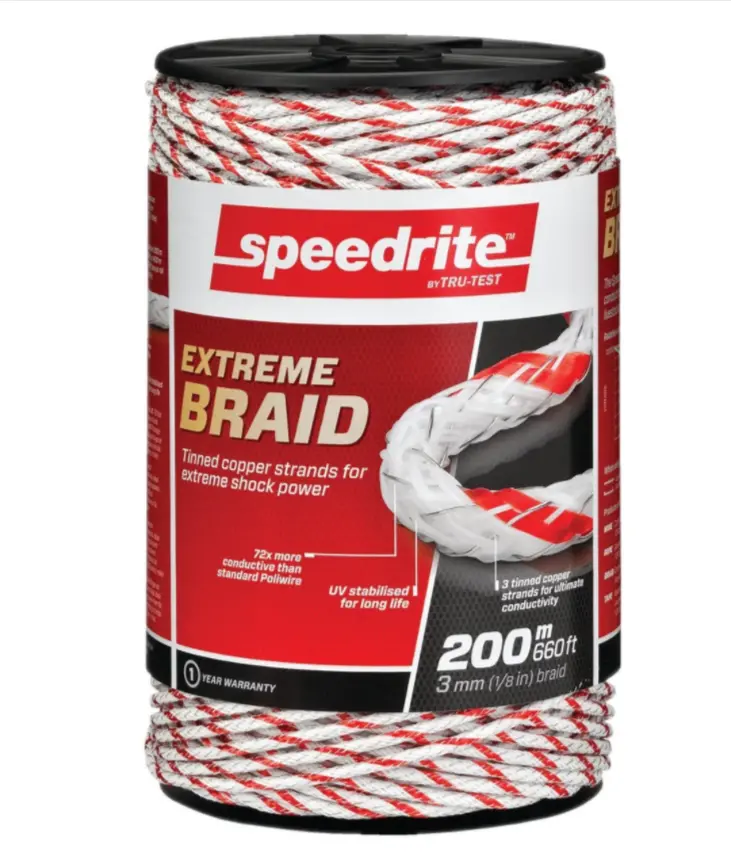 Speedrite Extreme Braid 660' (200M) 1/8" (3Mm) 1